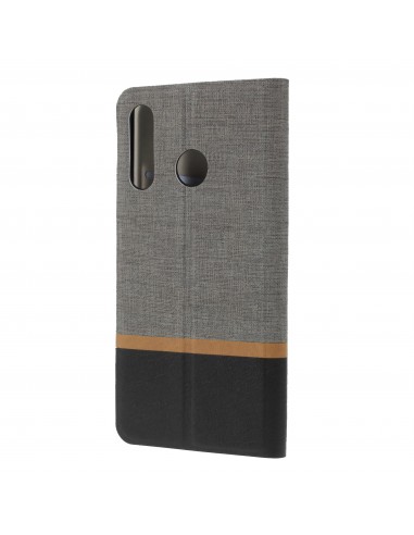 Etui portefeuille Huawei P30 Lite style tissus
