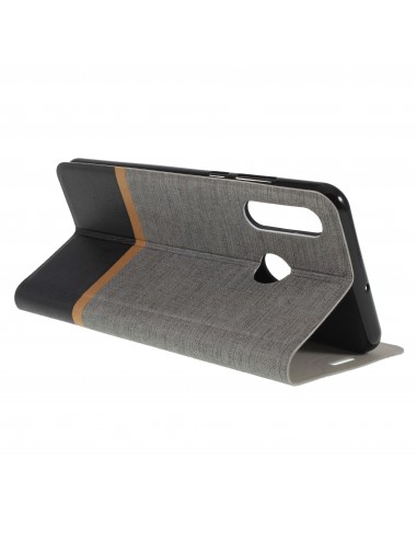 Etui portefeuille Huawei P30 Lite style tissus