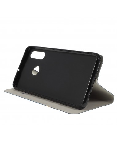Etui portefeuille Huawei P30 Lite style tissus