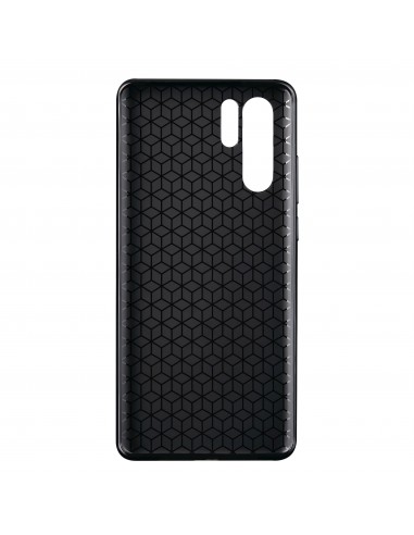 Coque silicone Huawei P30 Pro Style fibre de carbone