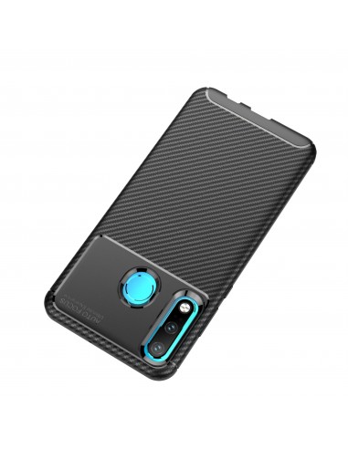 Coque silicone Huawei P30 Lite Style Fibre de carbone