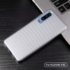 Coque silicone Huawei P30 Style Fibre de carbone
