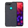 Coque silicone Huawei Honor View 20 et Huawei V20 Style tissus Bleu foncé