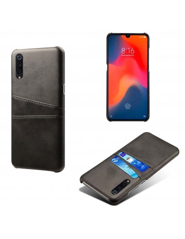 Coque silicone Xiaomi Mi 9 Style cuir avec rangement cartes