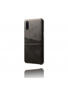 Coque silicone Xiaomi Mi 9 Style cuir avec rangement cartes 2