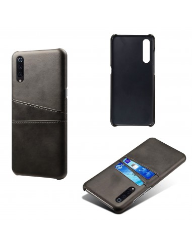 Coque silicone Xiaomi Mi 9 Style cuir avec rangement cartes