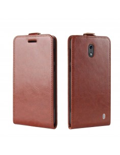 Etui Nokia 2 Style cuir Vertical Marron Etui Nokia 2 Style cuir Vertical Marron