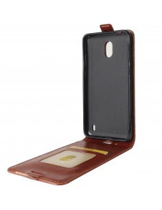 Etui Nokia 2 Style cuir Vertical Marron Etui Nokia 2 Style cuir Vertical Marron