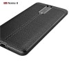 Coque silicone Nokia 8 Aspect cuir