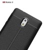 Coque silicone Nokia 3 Aspect cuir