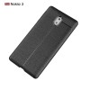 Coque silicone Nokia 3 Aspect cuir