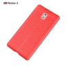Coque silicone Nokia 3 Aspect cuir