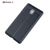 Coque silicone Nokia 3 Aspect cuir