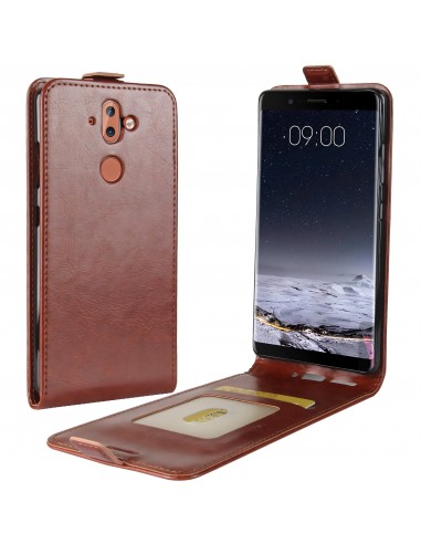 Etui vertical Nokia 8 Aspect cuir Crazy Horse