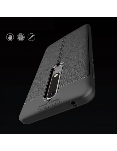Coque silicone Nokia 6.1 Aspect cuir