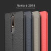 Coque silicone Nokia 6.1 Aspect cuir