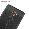 Coque silicone Nokia 7 Plus Aspect cuir