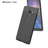 Coque silicone Nokia 7 Plus Aspect cuir