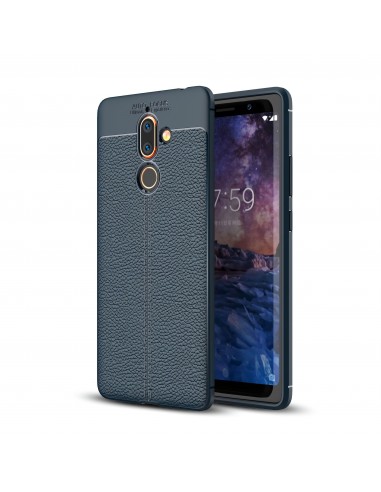 Coque silicone Nokia 7 Plus Aspect cuir