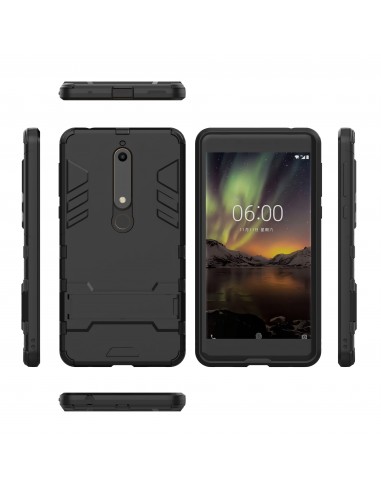 Coque antichoc Nokia 6.1 Hybride avec support