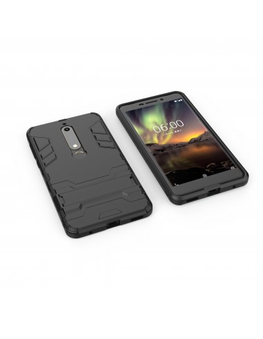 Coque antichoc Nokia 6.1 Hybride avec support