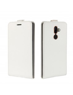 Etui vertical Nokia 7 Plus Simili Cuir Blanc Etui vertical Nokia 7 Plus Simili Cuir Blanc