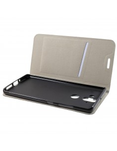 Etui portefeuille Nokia 8 Aspect tissus Bleu Etui portefeuille Nokia 8 Aspect tissus Bleu