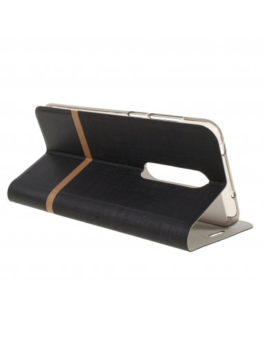 Etui portefeuille Nokia 6.1 Plus et X6 2018 Aspect tissus