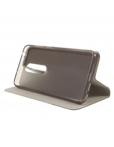 Etui portefeuille Nokia 6.1 Plus et X6 2018 Aspect tissus