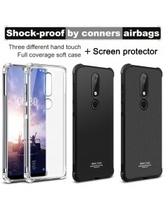 Coque antichoc Nokia 6.1 Plus - IMAK Noir Coque antichoc Nokia 6.1 Plus - IMAK Noir