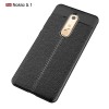 Coque silicone Nokia 5.1 Aspect cuir
