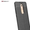 Coque silicone Nokia 5.1 Aspect cuir