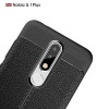 Coque antichoc silicone Nokia 5.1 Plus et Nokia X5 Aspect cuir