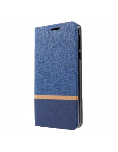 Etui portefeuille Nokia 7.1 avec rangement cartes Aspect tissus