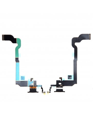 Connecteur de charge et micro iPhone X Noir