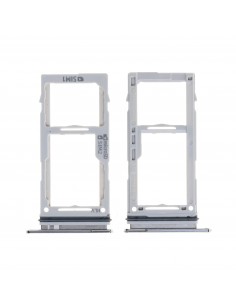 Tiroir carte SIM et Micro SD Samsung Galaxy S10 et Galaxy S10+ Blanc