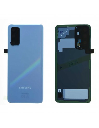 Vitre arrière adaptable Galaxy S20 Bleu