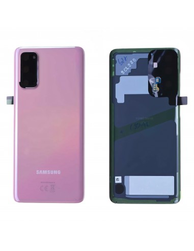 Vitre arrière adaptable Galaxy S20 Rose