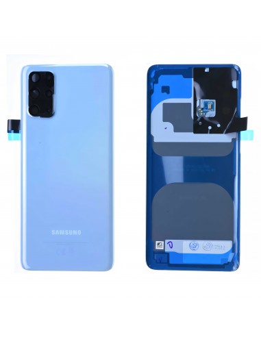 Vitre arrière adaptable Galaxy S20+ Bleu
