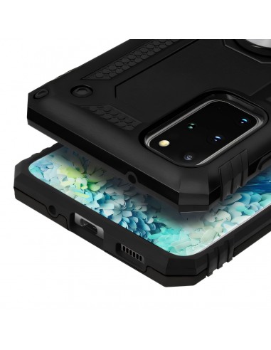 Coque antichoc Galaxy S20 Plus avec anneau magnétique XSSIVE Noir