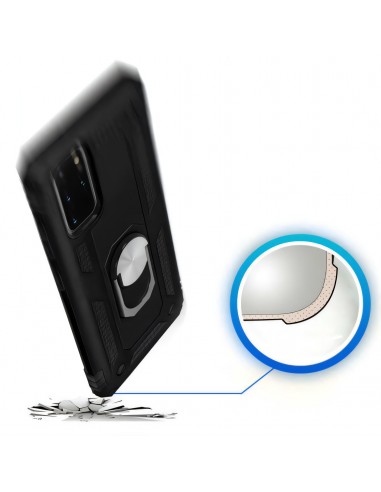 Coque antichoc Galaxy S20 Plus avec anneau magnétique XSSIVE Noir