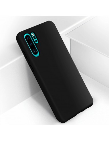 Coque silicone P30 Pro Rigide avec intérieur velours Noir