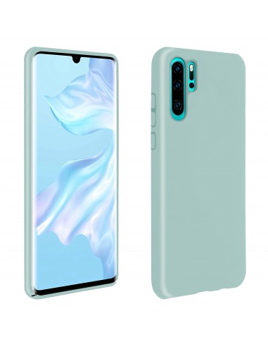 Coque silicone P30 Pro Semi rigide avec finition Cool Touch Vert