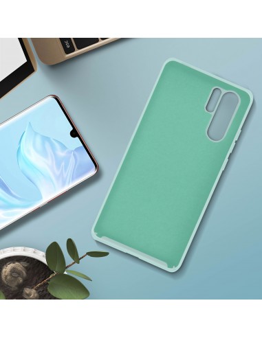 Coque silicone P30 Pro Semi rigide avec finition Cool Touch Vert