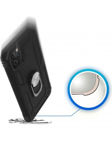 Coque antichoc iPhone 11 Pro avec anneau magnétique XSSIVE Noir