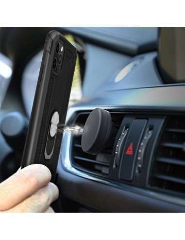 Coque antichoc iPhone 11 Pro avec anneau magnétique XSSIVE Noir