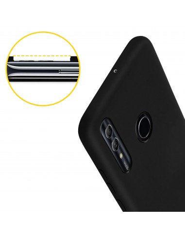 Coque silicone P Smart 2019 Semi rigide avec finition Cool Touch Noir