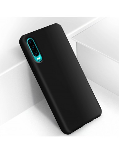 Coque silicone P30 Semi rigide avec finition Cool Touch Noir