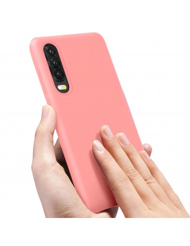 Coque silicone P30 Semi rigide avec finition Cool Touch Rose
