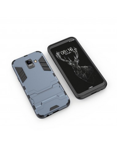 Coque antichoc Galaxy A6 2018 Hybride Bleu